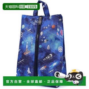 【日本直邮】绗缝鞋袋 防泼水轻量 拉链款 未来行星探测与宇宙船