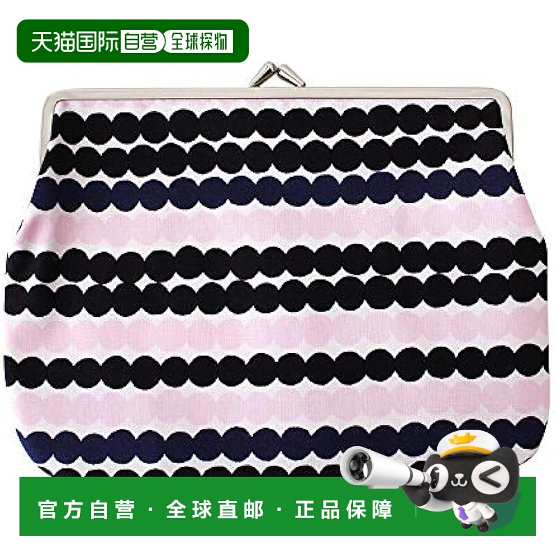 【日本直邮】Marimekko 零钱包/夹口 白/粉 52_1_52209247829