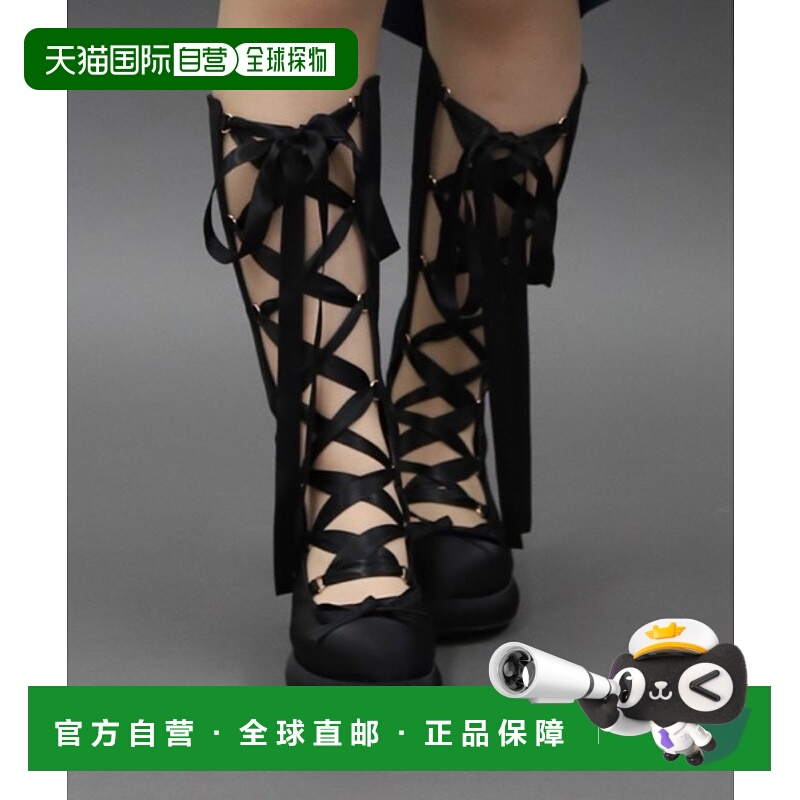 1h可退 日本直邮axes femme POETIQUE 女士浪漫缎面系带鞋 TL621X