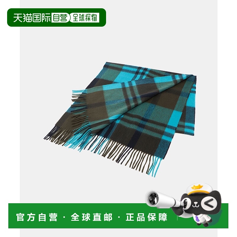 1h可退 日本直邮Joshua Ellis 女士 羊绒 格纹围巾 大尺寸多用款