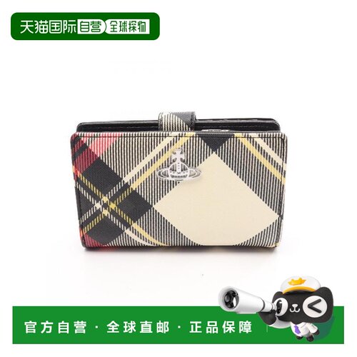 日本直邮中古Vivienne Westwood薇薇安女S级99新wallet钱包帆布短