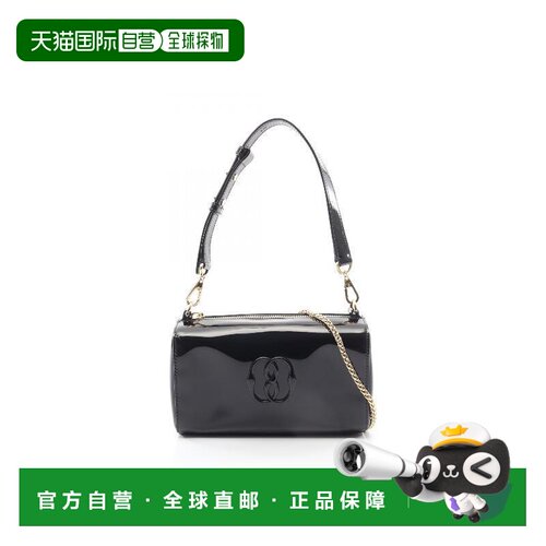 日本直邮中古Bally巴利女包A级95新Shoulder bag肩包牛皮斜挎包黑