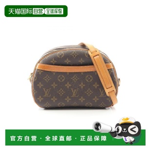 日本直邮中古LV路易威登女包B级9新Blower苹果包涂层 防水帆布斜