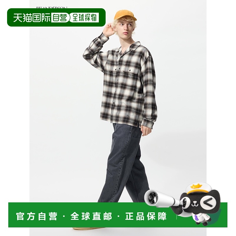 日潮跑腿UNIQLO优衣库 直筒牛仔裤 482860