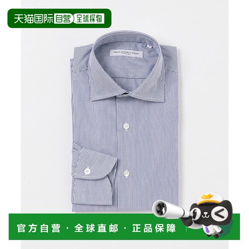 1h可退 日本直邮LIFE STYLE TAILOR 男士半宽领细条纹衬衫 DTA413