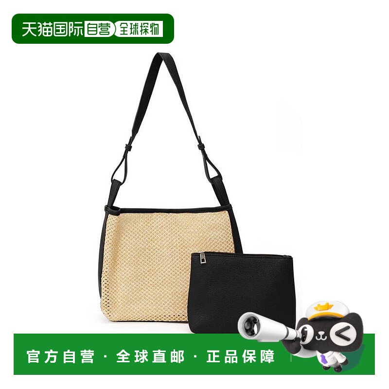 日本直邮日潮 GRL 带包的皮革组合方形包手提包单肩包 AT2010