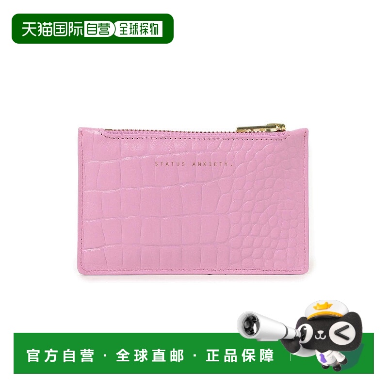 1h可退 日本直邮STATUS ANXIETY AVOIDING THINGS EMBOSS款牛皮钱