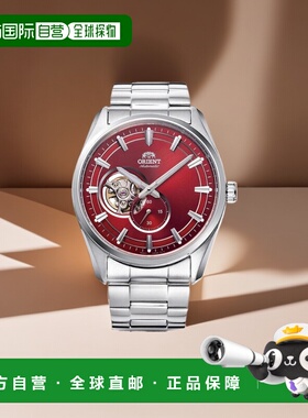日本直邮ORIENT 手表半镂空自动上链（含手动上链）红色男士 RN-A