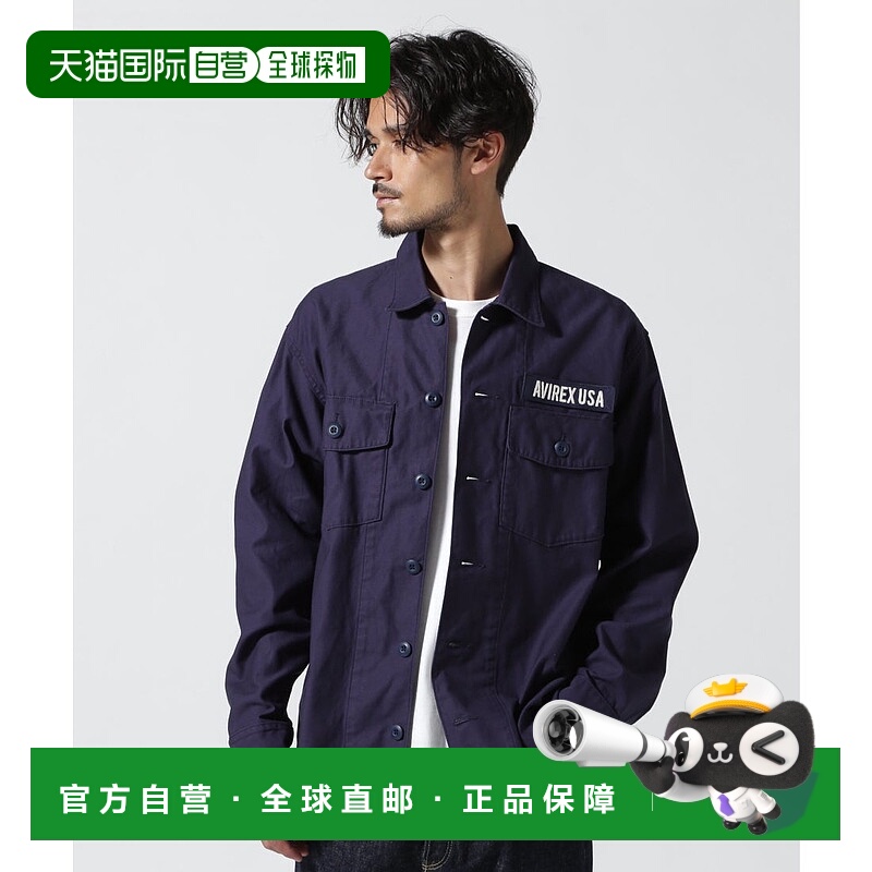日本直邮AVIREX 长袖疲劳衬衫 [STANDAR AV1129EM018524]
