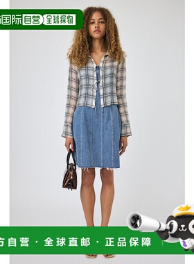 日本直邮MOUSSY 水洗迷你连衣裙 [MO1164EW25041]裙子