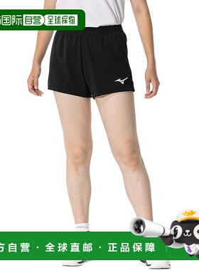 【日本直邮】美津浓排球服比赛裤 V2MBB201 女款 短裤黑色