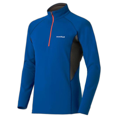 1h可退 日本直邮Montbell wickron ZEO保暖 长袖拉链衫 男士全波9