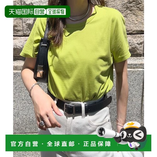 日本直邮KOBE LETTUCE 纯棉简约T恤 女装 绿色C5106