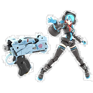 日本直邮万代 1/1模型枪弹少女 ATTACK GIRL GUNx爱丽丝BOX