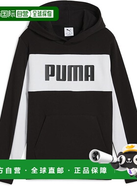 【日本直邮】彪马 ESS BLOCK 连帽衫 TR B 687827 黑色