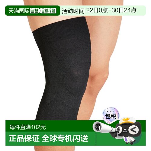 【日本直邮】Zamst赞斯特户外运动轻薄护膝左右通用M黑色 380002