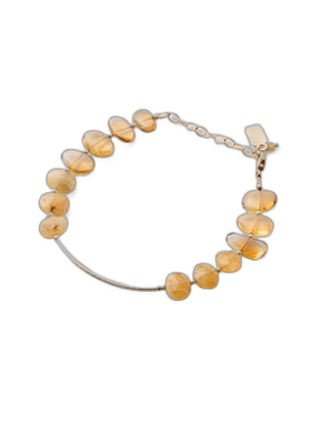 日本直邮日潮 agete阿卡朵Eva Hanusova for agete手链水晶天然