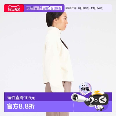 日本直邮New Balance NB Athletics Linear 半拉链长袖上衣 女士