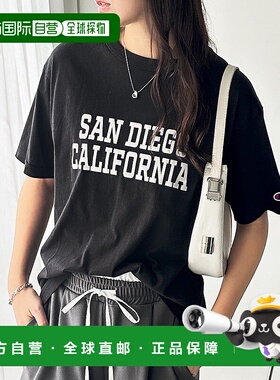 日本直邮GeeRA champion logo T 恤 [R04609EW12764]卫衣