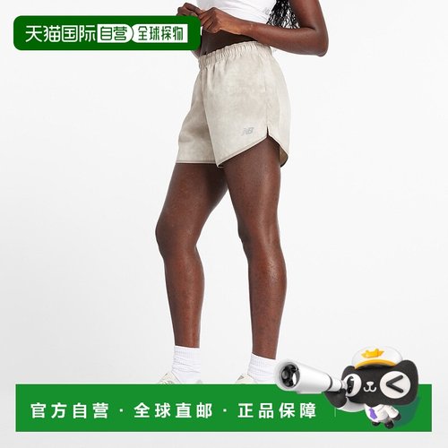 日本直邮New Balance 特别版印花5英寸短裤（无内衬） 运动功能性