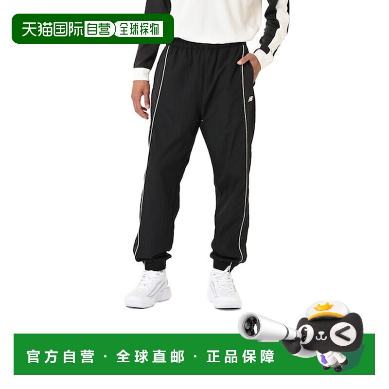 日本直邮New Balance 篮球运动防风长裤 内里网眼 [652876770] 黑
