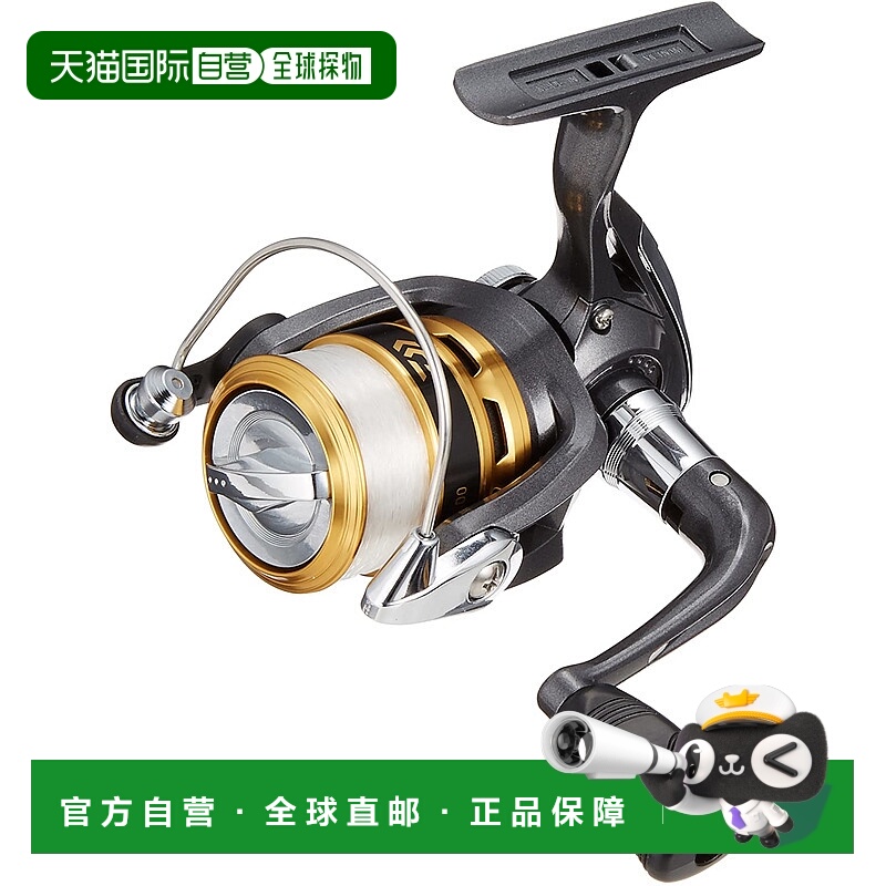 【日本直邮】Daiwa达亿瓦纺车轮黑色渔线轮附鱼线joinus5000