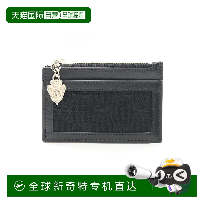 日本直邮中古Gucci古驰女S级99新coin case零钱包帆布零钱包黑色
