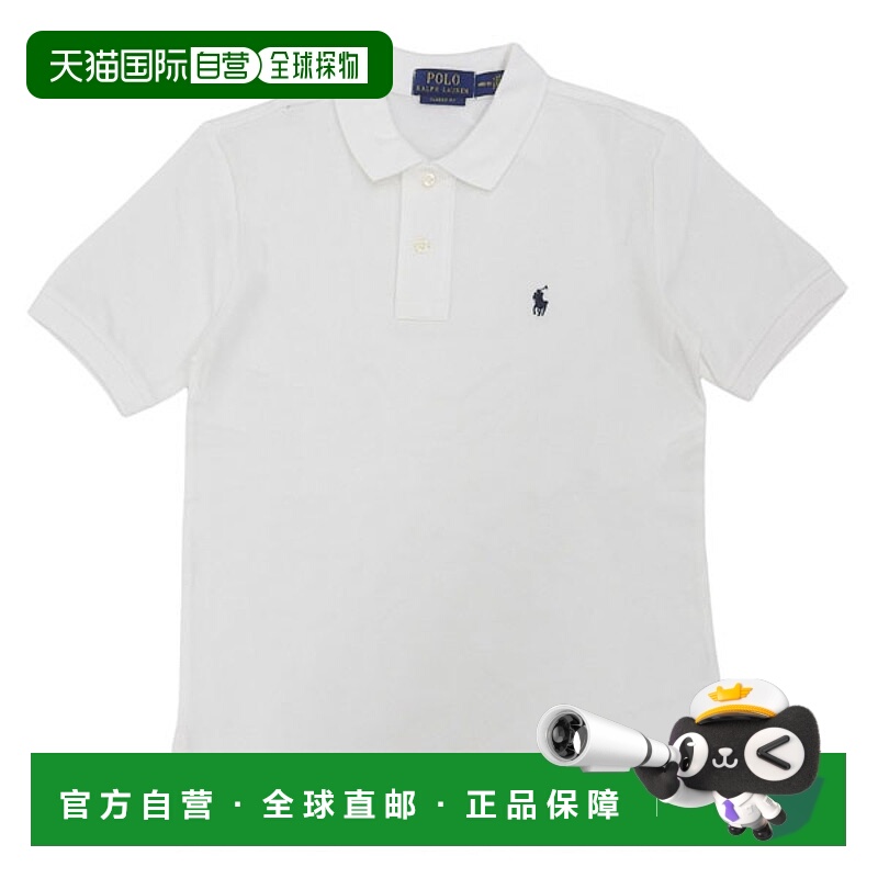 日本直邮Ralph Lauren 服装 男士女士短袖 Polo 衫 XL 棉白色 COR