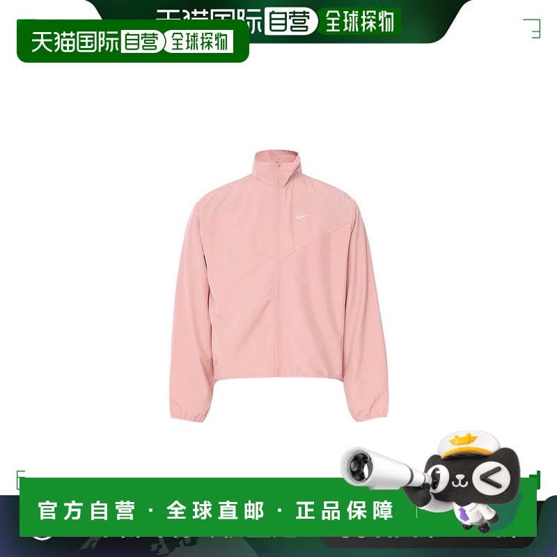 日本直邮Nike 纯色宽松休闲高领长袖夹克外套 女款 粉红色耐克