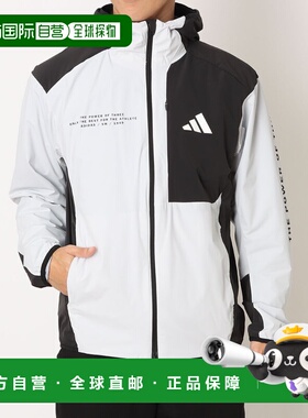 日本直邮阿迪达斯男士 Adaptation 防风夹克常规版型弹力梭织全拉