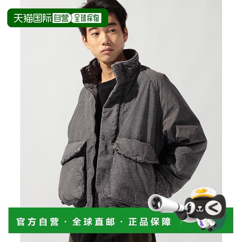 1h可退 日本直邮niko and... 男装 宽松短款尼龙夹克 裤染工艺设