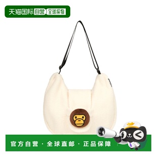 1h可退 日本直邮A BATHING APE男女同款仿毛绒大号托特包 AL70189