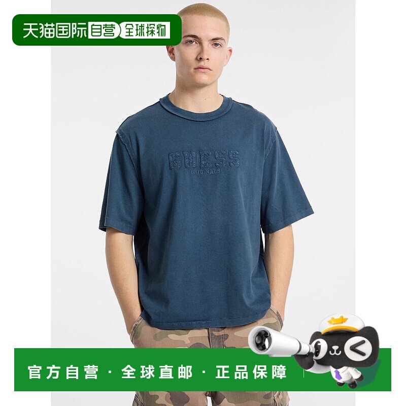 日本直邮Guess Originals Applique Boxy Tee 短袖T恤 GU1432EM03