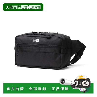 日本直邮Square Waist Bag 7L 男士女士户外旅行骑行斜挎包 黑色
