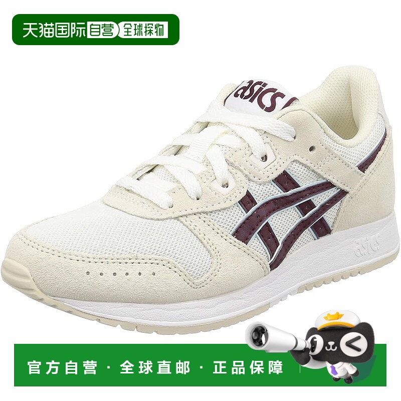 【日本直邮】亚瑟士LYTE CLASSIC 女款运动鞋 浅米色 / 深红棕色