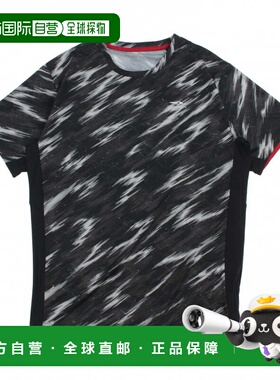 日本直邮TIGORA 男士几何图案吸水速干防晒半袖T恤 [TR-2TW1035TS