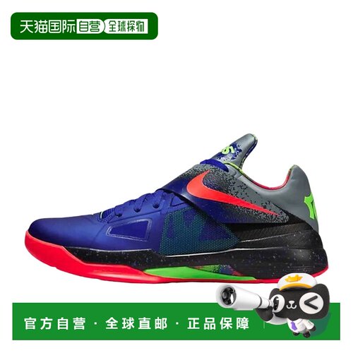 日本直邮Nike KD 4 时尚百搭 低帮 篮球鞋 耐克 男女同款蓝红