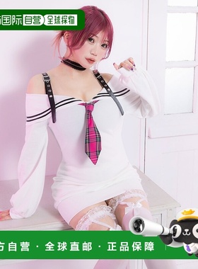 1h可退 日本直邮Diable baiser 女士颈带地雷风格迷你连衣裙 5352