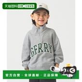 1h可退 2025秋冬新款 日本直邮GERRY 儿童加厚半拉链休闲卫衣