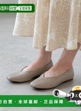 【日本直邮】Menue menue 高跟鞋 (1034 Greige pu)女鞋浅口单鞋