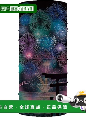 日本直邮Buff 围脖ORIGINAL LECO STRETCH HANABI 0401-黑色 HANA