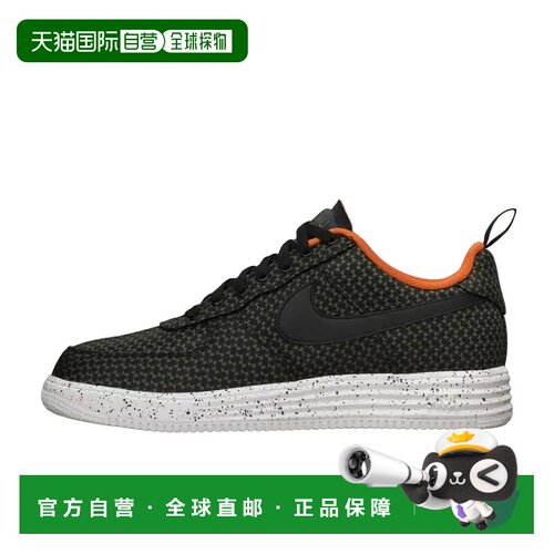 日本直邮Nike Lunar force 1 Low UNDFTD Black 合成革 低帮 板鞋