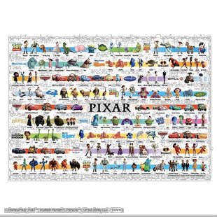 【日本直邮】1000片世界小片拼图迪士尼/皮克斯角色29.7x42cm