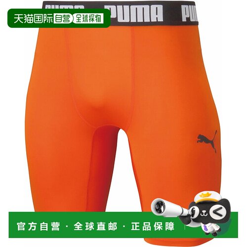 日本直邮PUMA 压缩短款紧身裤 08GOLDEN POP新款