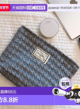 日本直邮florge 可清洗轻便收缩图案化妆包 M号 [FL8218DW010066]