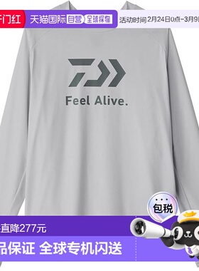 【日本直邮】达亿瓦ICEDRY® 长袖衬衫 DE-6225 浅灰色 XL