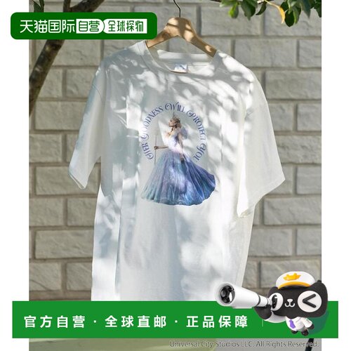 日本直邮FREAK'S STORE 女装 WICKED联名葛琳达印花纯棉T恤 11214