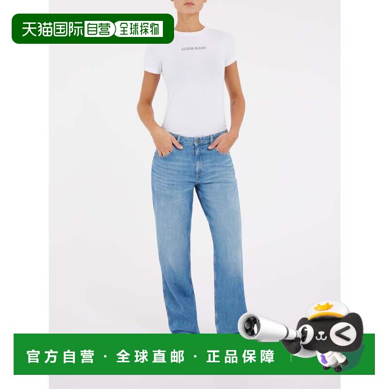 日本直邮GUESS 牛仔裤 男友风 GJGL直筒裤
