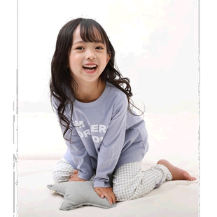 1h可退 日本直邮devirock 儿童长袖睡衣 吸汗耐洗 不易变形 室内