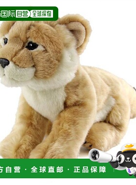 【日本直邮】Colorata毛绒动物小狮子柔软舒适简约家中摆件礼物